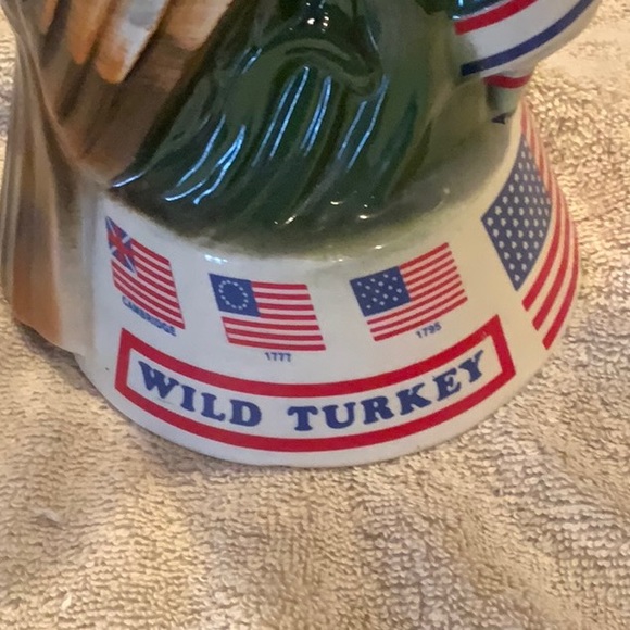 Vintage Austin Nichols wild turkey whiskey ceramic decanter limited edition #5 - Picture 11 of 13